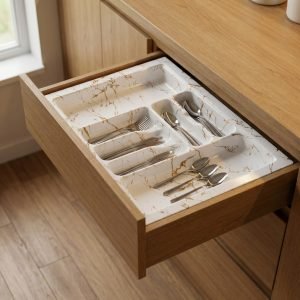 Cutlery Tray 700 (White Gold)